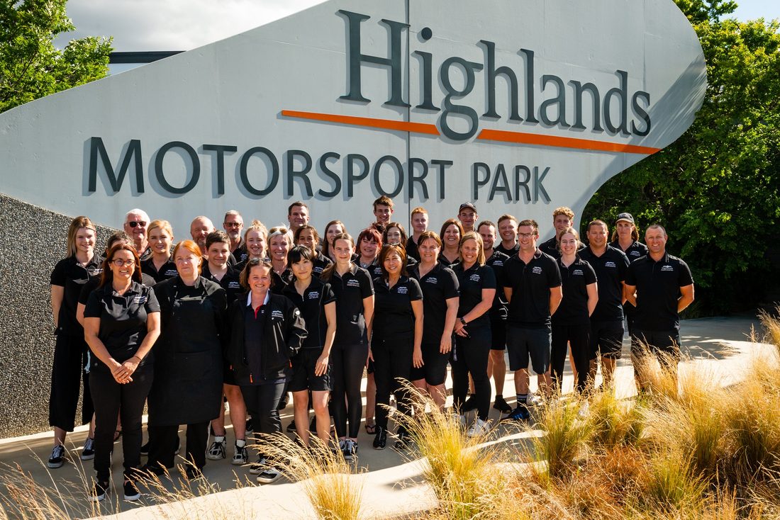 Highlands Motorsport branded uniforms