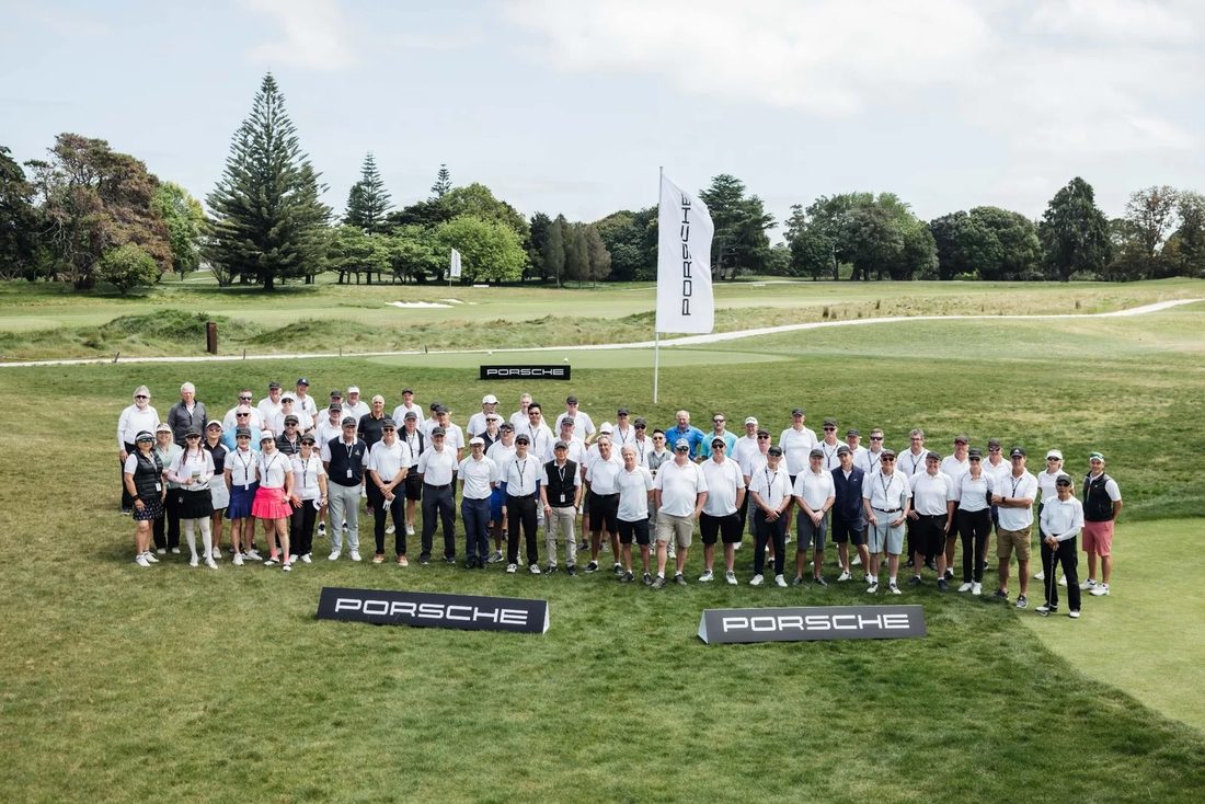Porsche golf cup branded apparel